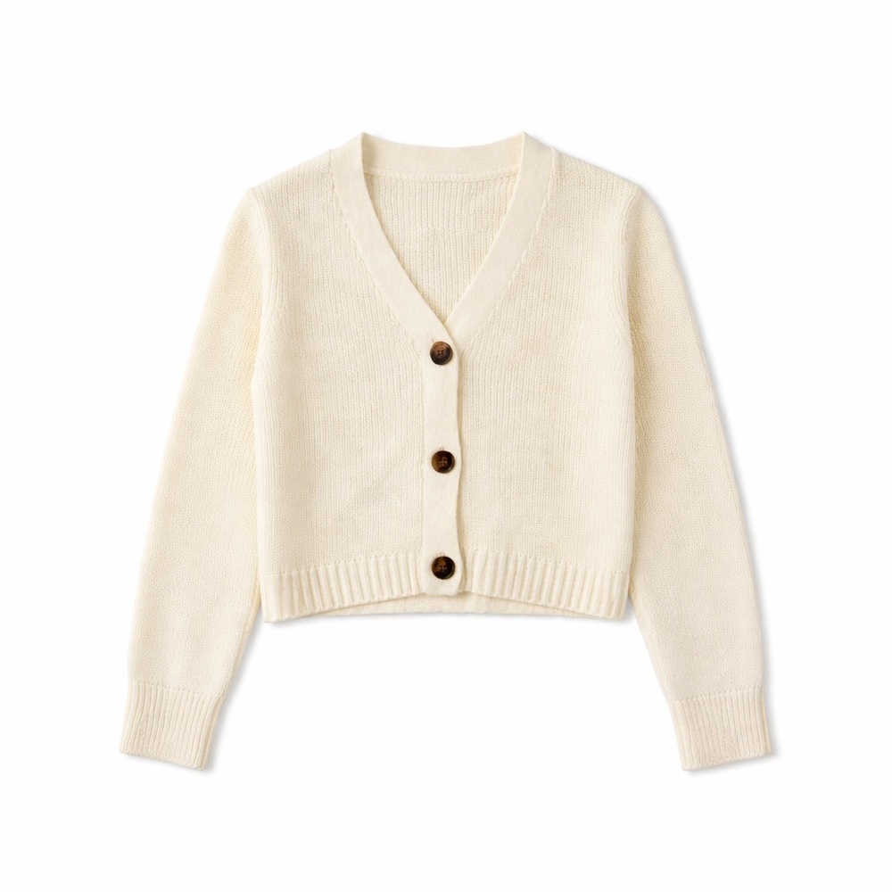 J.Crew Girls' cardigan sweater in ivory